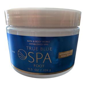 Bath And Body Works True Blue Spa EFFERVESCENT FOOT SOAK 11.5 oz New
